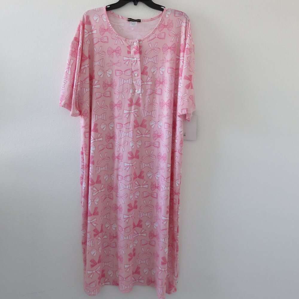 (#U-2) Not a morning person PJ gown plus size one size